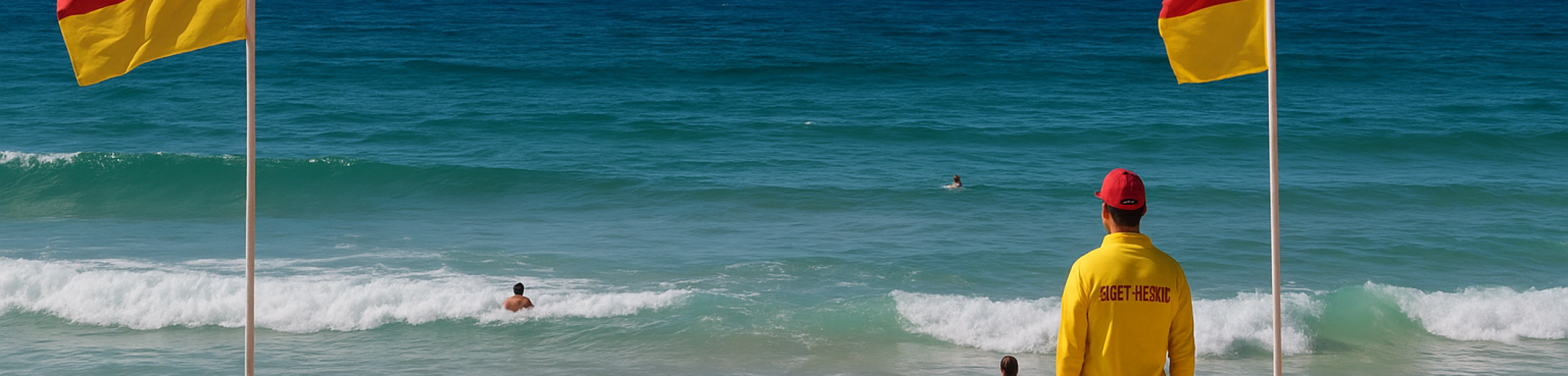 swim between the flags